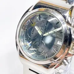 CITIZEN クロノグラフ メンズ 腕時計 クォーツ 稼働 シルバー 84