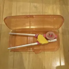 アンパンマン 持ち方覚え箸 Sサイズ 子ども用箸 ケース付き 右利き用