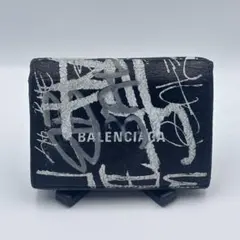 美品＊BALENCIAGA グラフィティ 三つ折り ミニ 財布のサムネイル