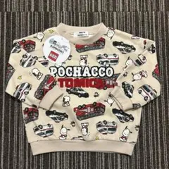 【新品】トミカ　はぴだんぶ　トレーナー　長袖　ポチャッコ