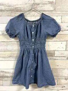 GU ジーユーデニムワンピース　120