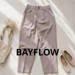 A37 BAYFLOW テーパードパンツ 3 グレージュ ウエストゴム 薄手のサムネイル