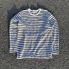 00s olduniqlo ボーダー ロンT y2k グランジ
