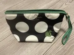 kate spade ポーチ ドット柄 猫刺繍