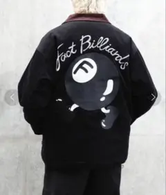 COOPER FACT BIGビリヤード刺繍コーデュロイカバーオール