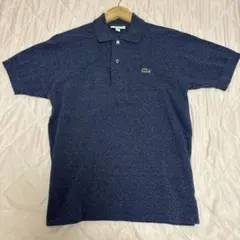 LACOSTE ラコステ ポロシャツ L.12.64 杢 インディゴブルー S