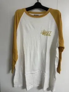 ヴィンテージStussy 25周年記念ラグラン七分袖　XL