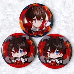 AMPTAKxCOLORS 缶バッジ あっと 3点セット