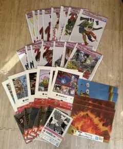 一番くじ　ドラゴンボール　ビジュアルボード　クリアポスター　クリアファイル
