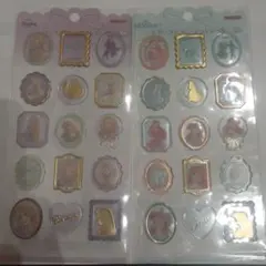 【新品】レリーフデコレーションシール ディズニー アリエル ラプンツェル 2点