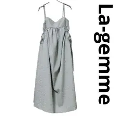 美品[ラジエム]La-gemme ボリュームワンピース キャミワンピ ふんわり
