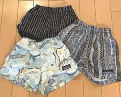 patagonia ocean&ground ショートパンツ 3枚セット　80