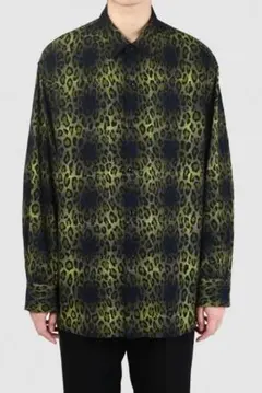 lad musician オンブレチェックレオパードシャツ 42