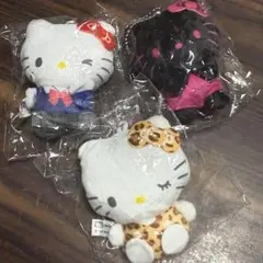 ハローキティ　ぬいぐるみボールチェーン2 ギャルキティ　日焼けキティ