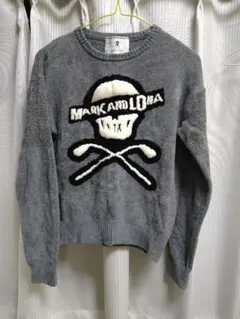 MARK AND LONA スカルセーター グレー　36