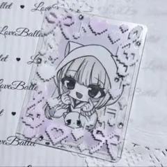 硬質ケースデコ 音符 y2k ピンク 白 バレエコア トレカケース