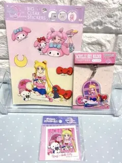 セーラームーン サンリオコラボ 月野うさぎ ステッカー アクキー 3点セット