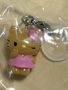 ハローキティ　めじるしアクセサリーチャーム　日焼け