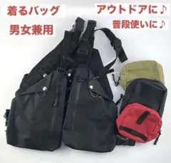 NONBOOMの着るバッグ 3WAY ショルダーバッグ サコッシュ アウトドアA