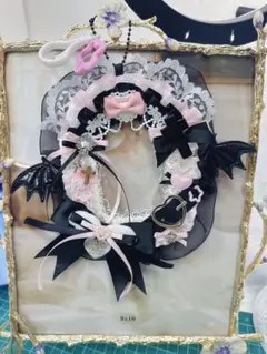 【ハンドメイド】トレカケース 硬質ケース B8 黒ピンクプレゼント付き