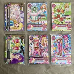 アイカツカード 6枚セット　キュート　アクセサリーカード　いちこ　美月