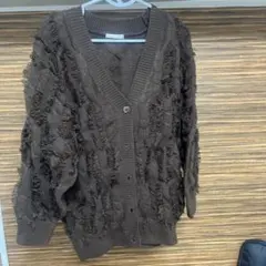 ブラウンニット continuer de NICE CLAP