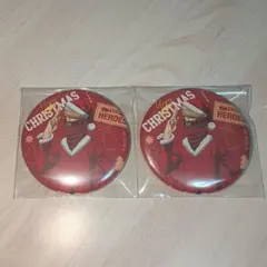 ベストジーニスト クリスマス 缶バッジ 2点
