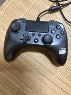 (新品未使用) PS4 有線コントローラー ブラック　連射　ホリコン