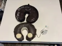 【訳あり・新品未使用】スピーカー内蔵 トラベルピロー 2個セット