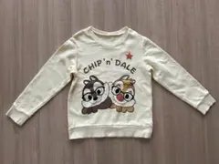 トレーナー　チップとデール　名札ココ　ベルメゾン　130cm