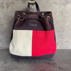 【TOMMYHILFIGER】 トミーヒルフィガー ポケット 巾着 リュック