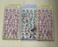 ボンボンドロップシール 桜 富士山 和柄 3枚セット