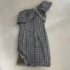 AngelR ツイードミニドレス M