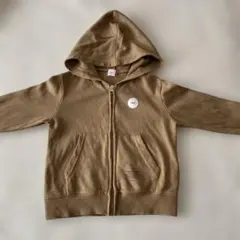【オシャレ】90〜100cm FOV フード付きパーカー ベージュ アウター 春