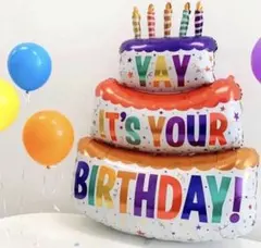 大人気★ 誕生日バルーン　バルーン　バースデー　ケーキ　風船　誕生日のサムネイル