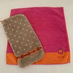 【CELINE】タオルハンカチ・タオルポーチ