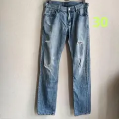 ARMANI EXCHANGE ダメージ加工 ストレートデニムのサムネイル
