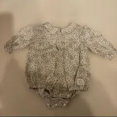 バースデイ　花柄ロンパース 70size