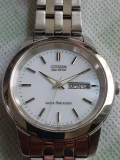 CITIZEN メンズ 腕時計 エコドライブ シルバー