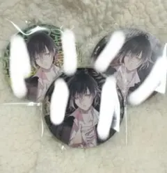 DIABOLIKLOVERS　ホロ缶バッジ　無神アズサ　メッセージ