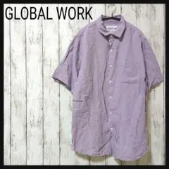 !【古着】GLOBAL WORK / グローバルワーク トップス シャツ 紫 L