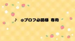 ♪ @プロフ必読様専用