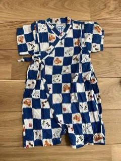 【美品】MIKIHOUSE ベビー甚平 Mサイズ 70-80