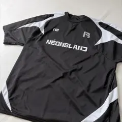 NEONBLANC サッカーシャツ ブラック ホワイト