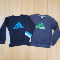 adidas 裏起毛トレーナー 150 2点セット