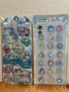 匿名配送 あわわちゃん キラコロ ウォーターシール 2枚セット