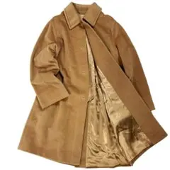 【 良品 】 マックスマーラ　ロングコート　キャメル　ピュアウール　銀タグ