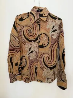 ETRO ペイズリー柄 長袖シャツ