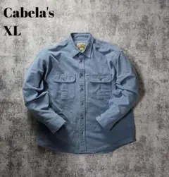 Cabela's シャモアクロス 長袖ワークシャツ XL