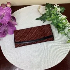 未使用 印伝 ひょうたん 束入れ（長財布）